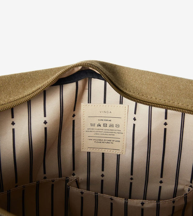 Bosler RCS recycled canvas computer bag
